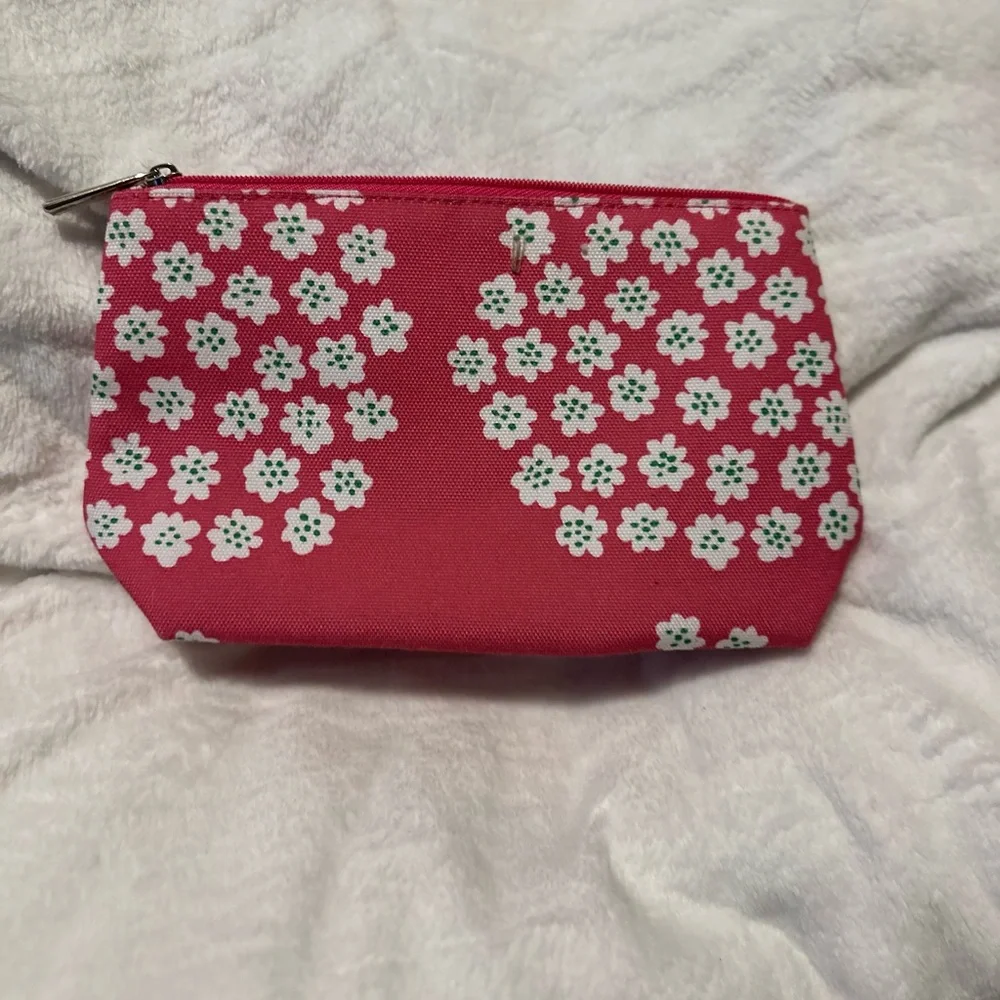 Marimekko Red Floral Cosmetic Bag